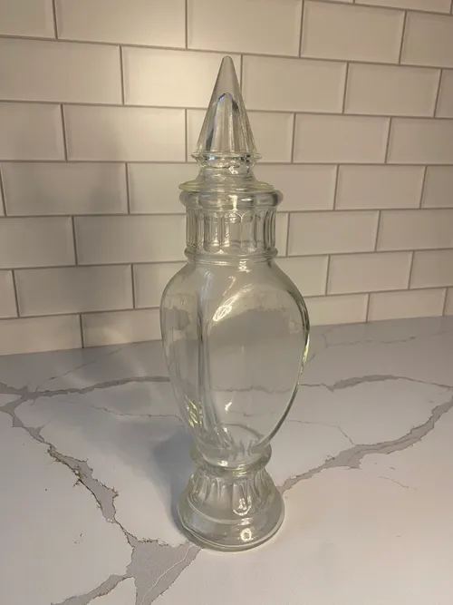 Glass Candy Dish with Lid