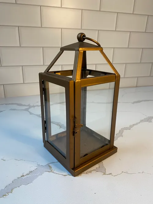 Small Matte Copper Lantern