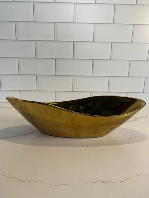 Gold Kidney Bowls