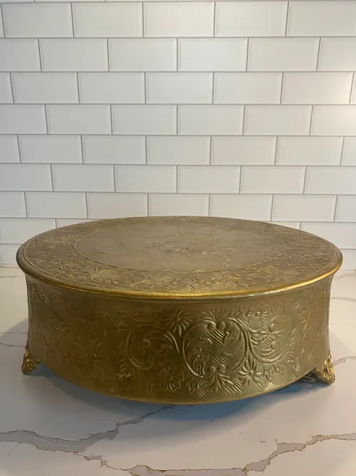 Large Gold Cake Stand