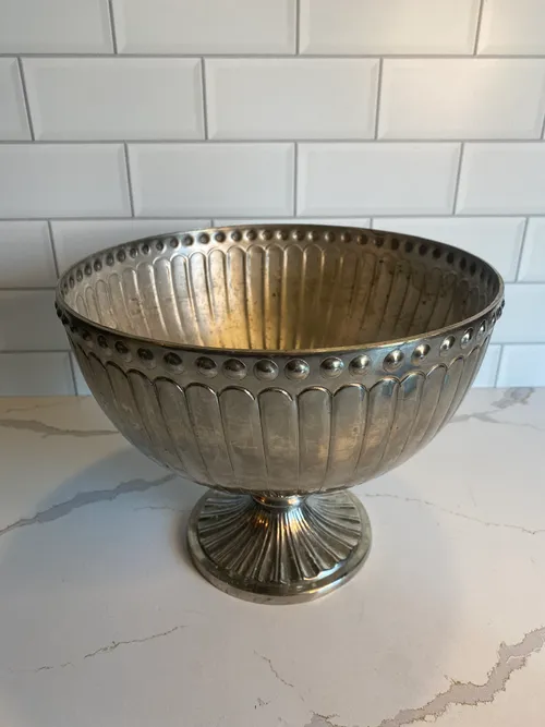 Large Silver Compote
