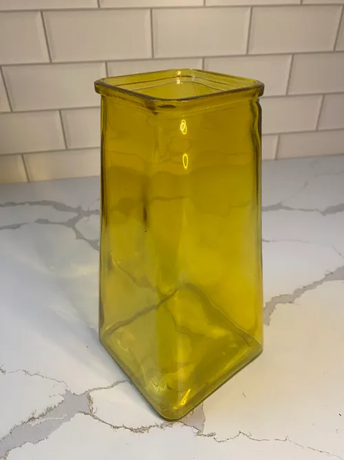 Medium Yellow Vase