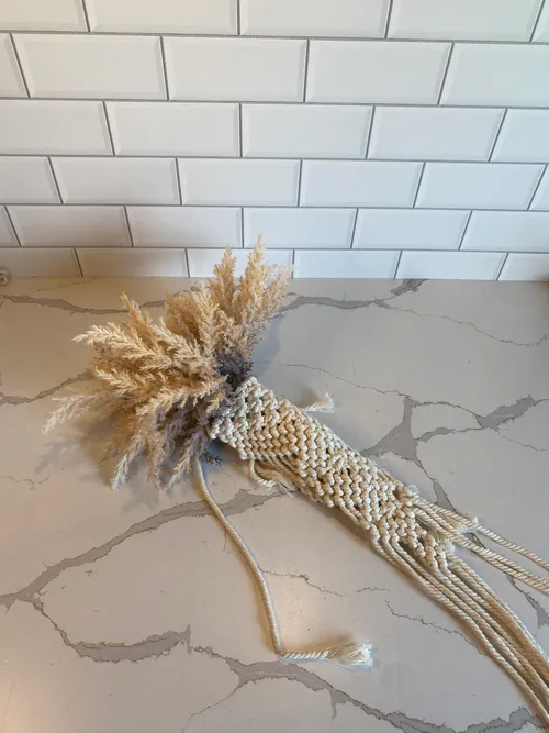 Macrame Bouquet Wrap