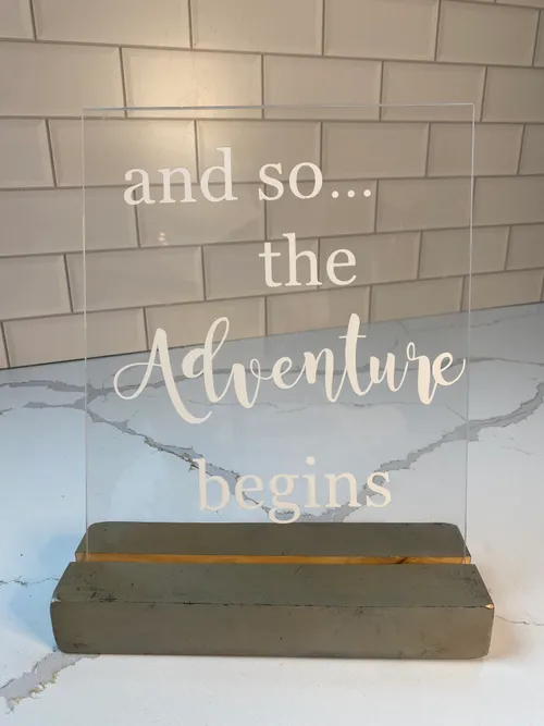 Acrylic Sign 