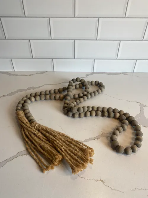Grey Bead Garland