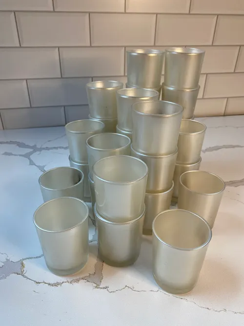 Pearl Finished Tealight Holders