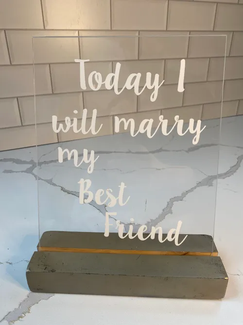 Acrylic Sign 