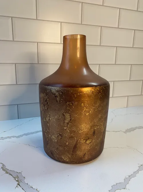 Medium Copper Toned Vase