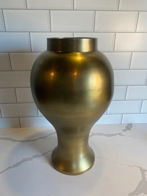 Large Gold Vase