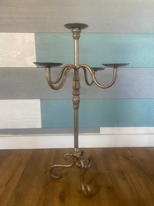 Metal Champagne Candelabra