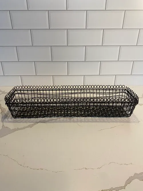 Black Wire Basket