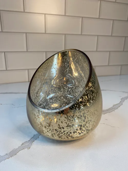 Gold Egg Candleholder