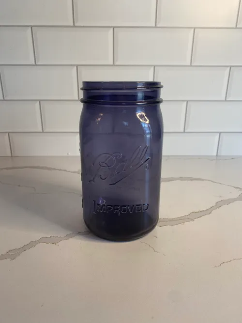 Large Purple Ball Jar