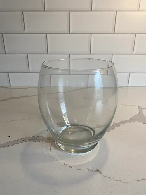 Rounded Glass Vase