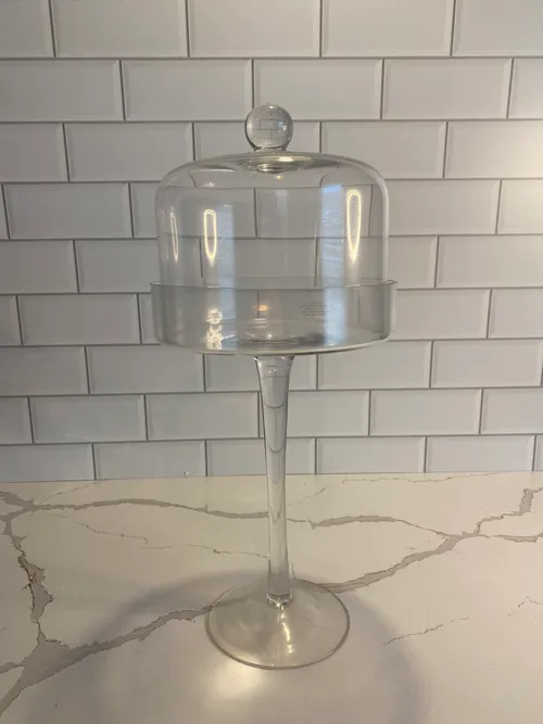 Tall Pedestal Cake Display with Lid