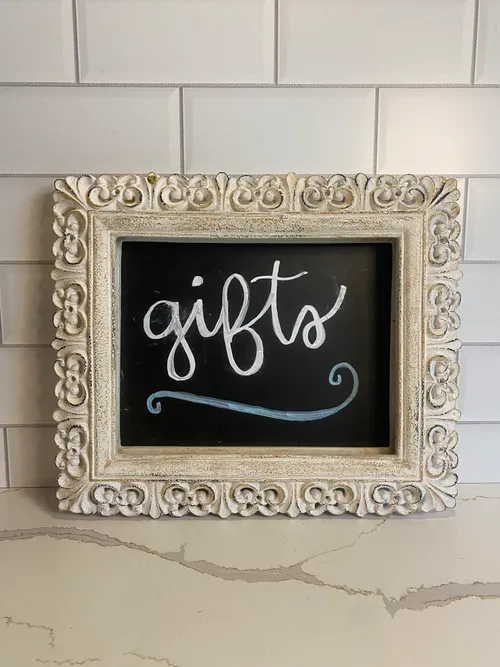 White Framed 