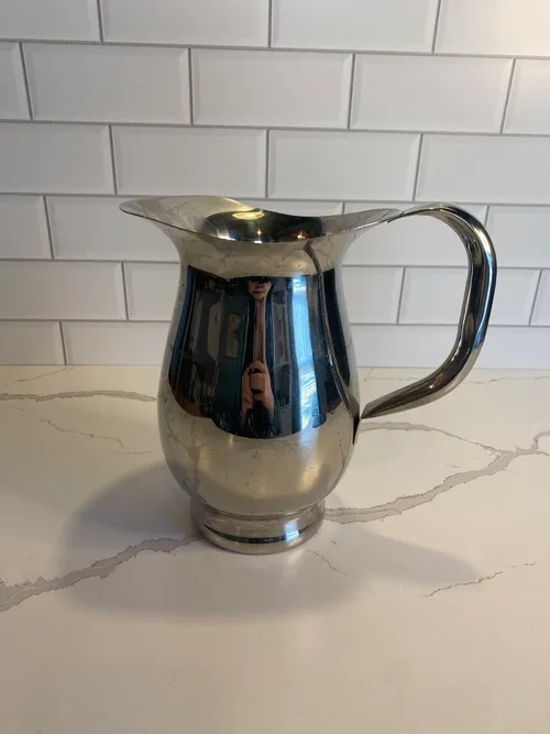 Silver Drink Pitcher