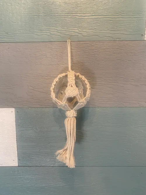 Hanging Macrame Sphere