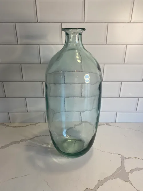 Large Glass Bottle Vase