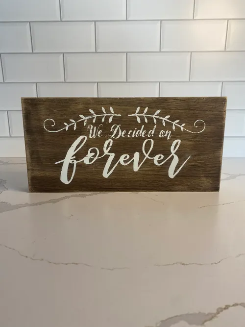 Wood Sign 