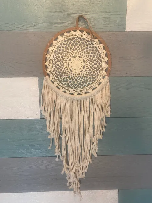 Medium Macrame Dream Catcher Wall Decor