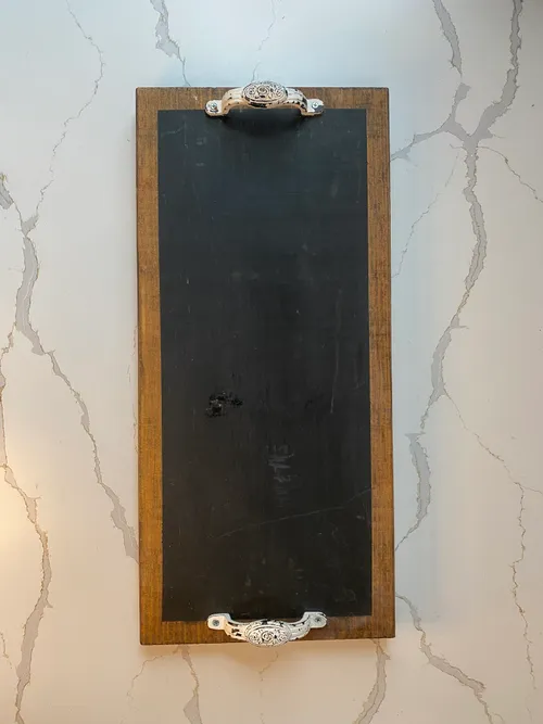 Large Wood Board with Chalkboard Insert