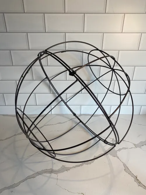 Large Floral Sphere