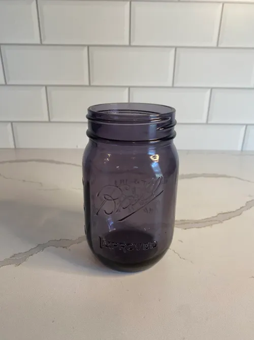 Small Purple Ball Jar