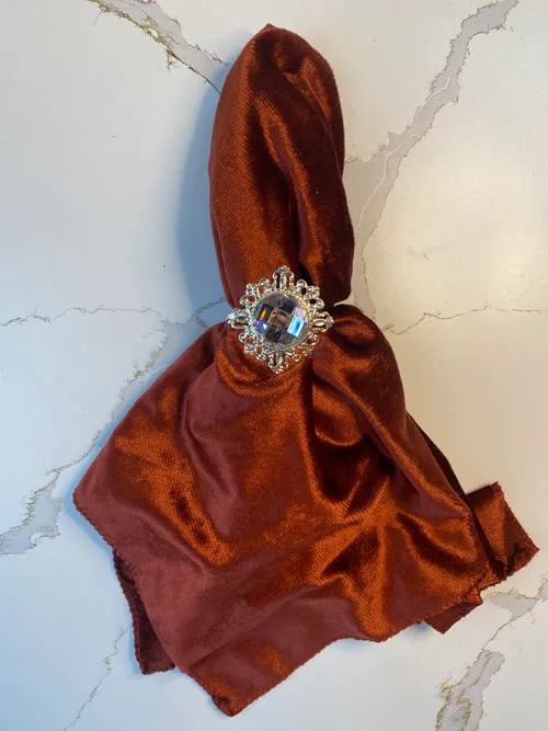 Silver Large Jewel Napkin Ring