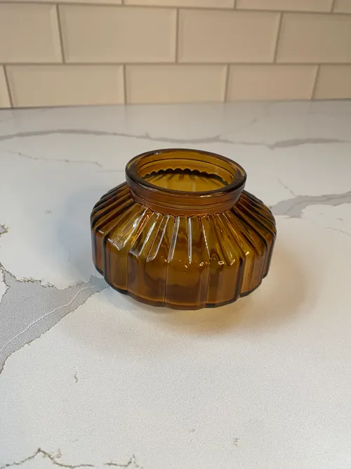 Amber Tealight Holders