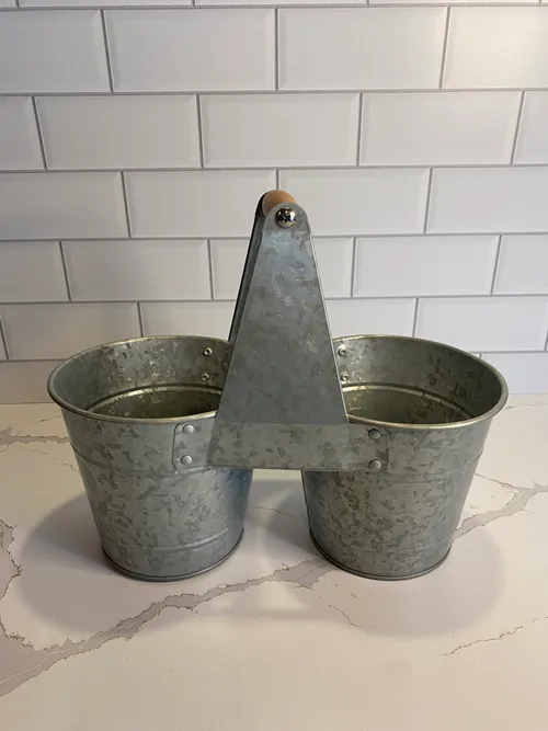 2 Compartment Bucket Container