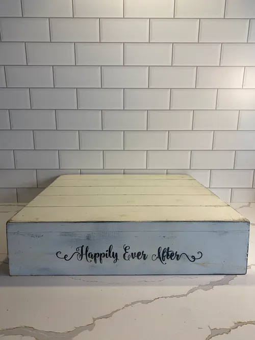 Large White Wood 