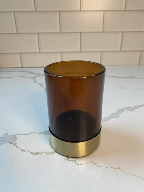 Amber Glass Container