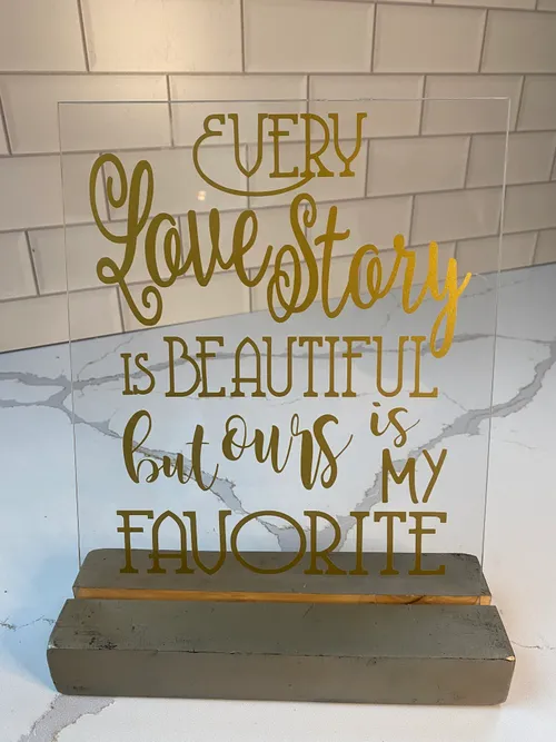 Acrylic Sign 