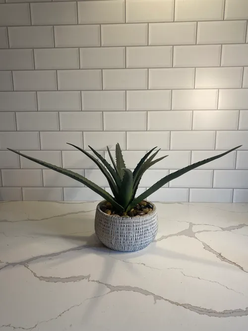 Large Potted Faux Aloe Plant