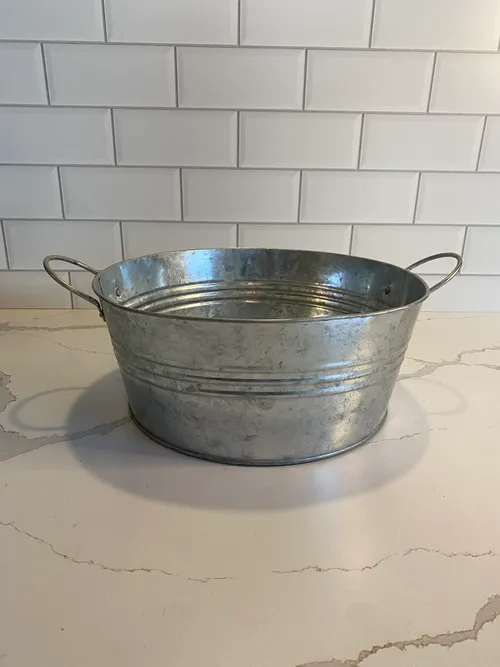 Small Galvanized Tub