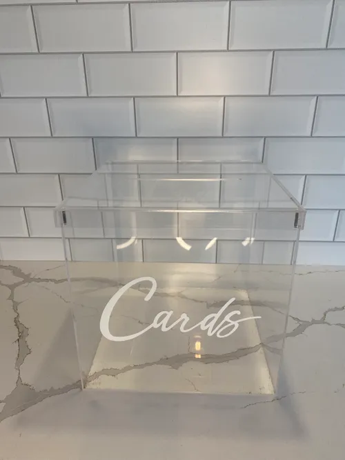 Acrylic Cards Box