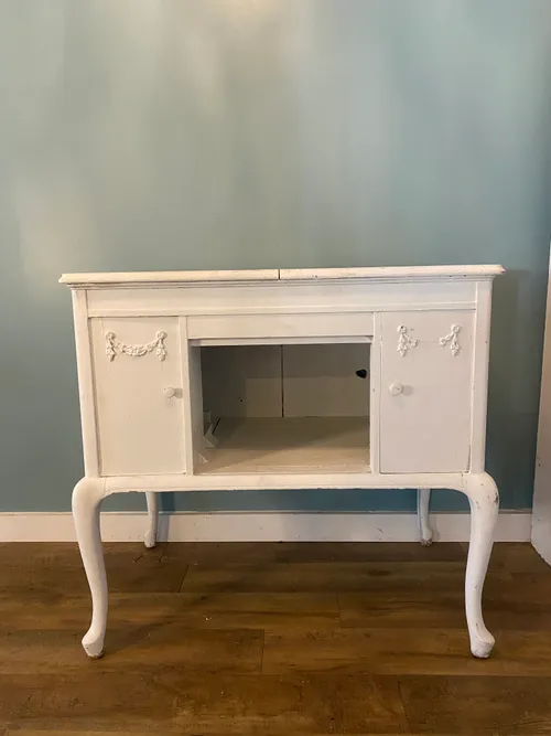 White Recorder Table