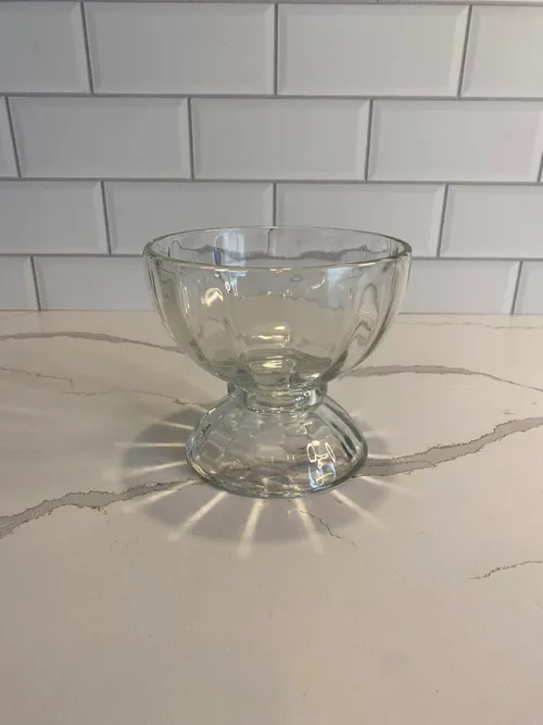 Small Glass Ice Cream Bowl