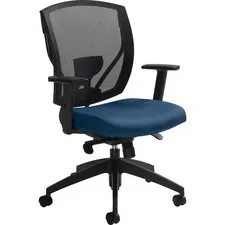 Offices To Go Ibex | Upholstered Seat & Mesh Back Synchro-Tilter GLB506261