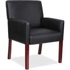 Lorell Full-sided Arms Leather Guest Chair LLR20027