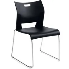 Global Duet Armless Stacking Chair GLB6621BLKCM