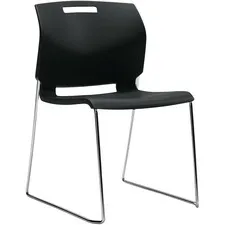 Global Popcorn Armless Chair, Polypropylene Seat & Back GLB436238