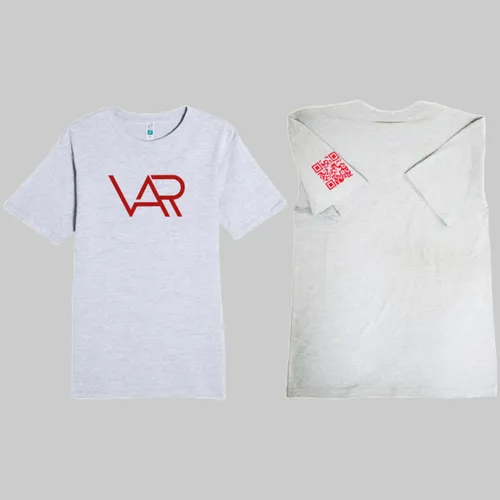 Grey VAR T-Shirt w/Red QR