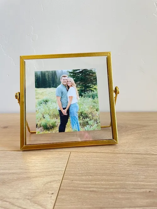 Gold Floating Picture Frame