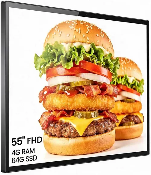 55” Digital Menu Screen