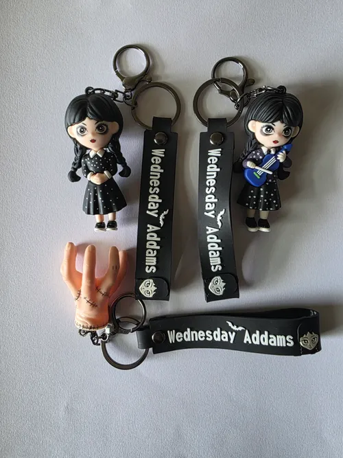 Wednesday Addams Prize Pack - 3 Keychains