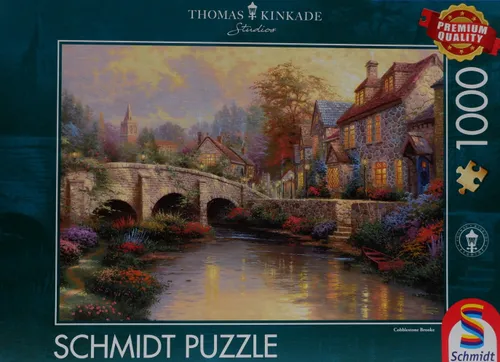 Schmidt 1000 Teile Puzze | Thomas Kinkade Studios: Bei der alten Brücke