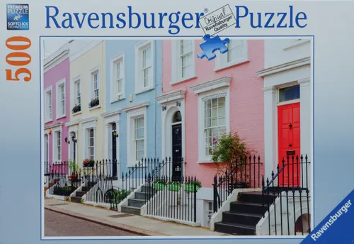 Ravensburger 500 Teile Puzzle | Bunte Stadthäuser in London