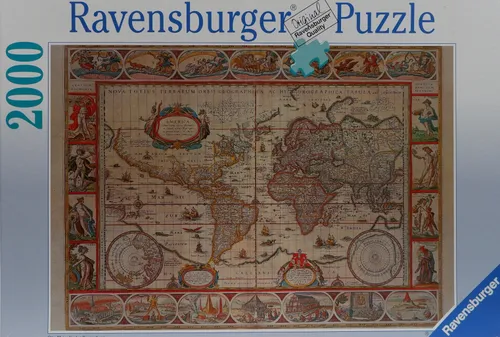 Ravensburger 2000 Teile Puzzle | Weltkarte um 1650